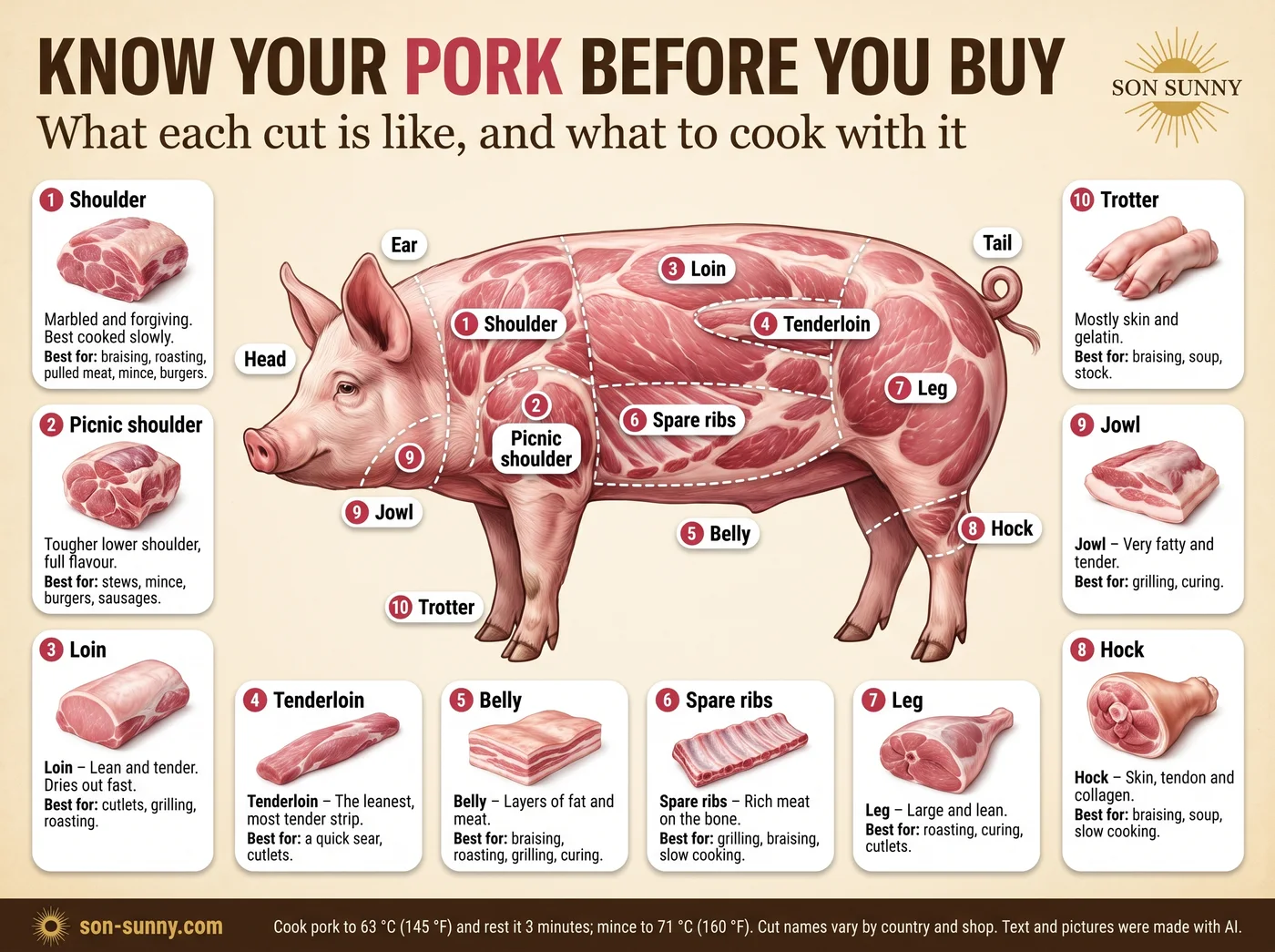 Know your pork before you buy — one-picture card