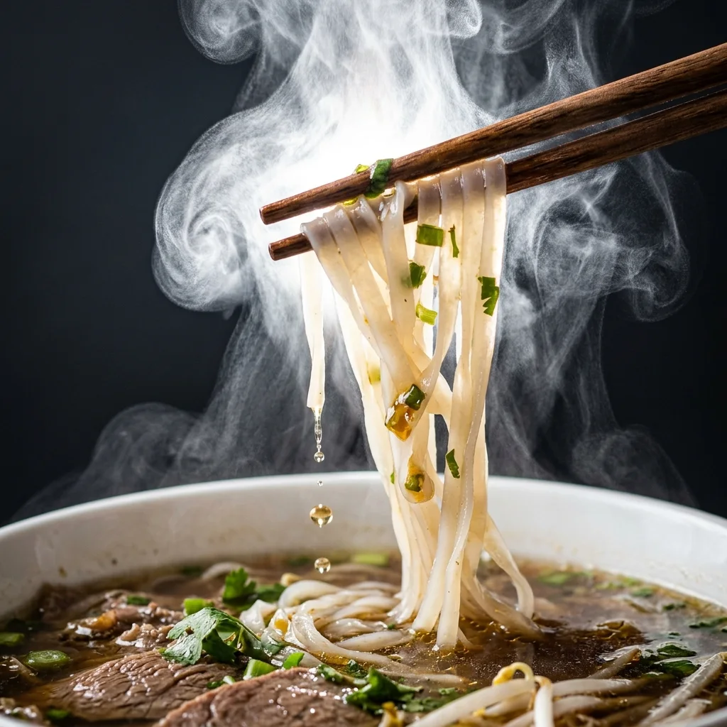 Steam over phở (made with AI)