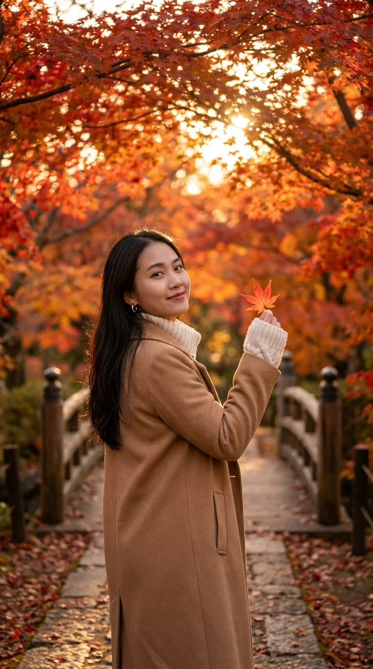 Đường lá phong (tạo với AI)