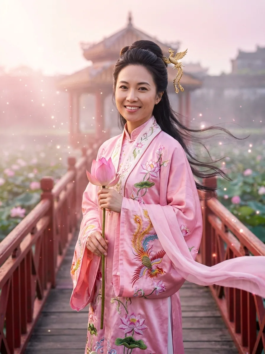Your face as a Vietnamese princess (made with AI)